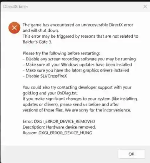 Baldur's Gate 3 - Baldur's Gate 3 Vulkan Driver Crash Fix — Larian Launcher Init Error Error Fix Guide - FixGamerHub