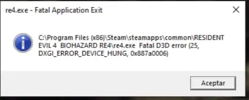 Resident Evil 4 Remake - Resident Evil 4 Remake D3D Device Lost Fix — Fatal D3D Error on Launch Error Fix Guide - FixGamerHub